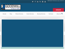 Tablet Screenshot of goodwillsv.org